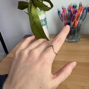 Sterling Silver Wave Ring